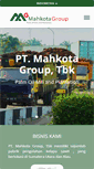 Mobile Screenshot of mahkotagroup.com