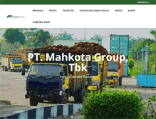 Tablet Screenshot of mahkotagroup.com